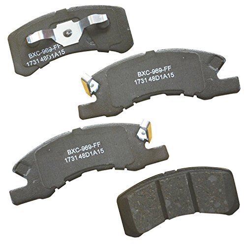 Image of Bendix Premium SBC1731 Ceramic Front Brake Pads for Dodge Attitude 2020-2018, Mitsubishi Mirage 2023-2014, Mirage G4 2023-2017