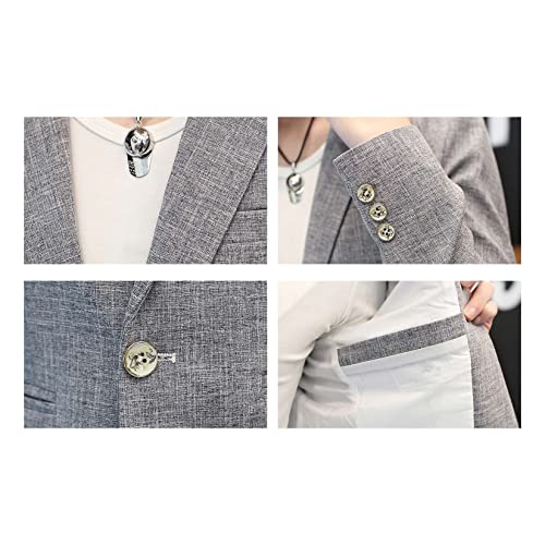 Casaco Blazer Masculino, Jaqueta Blazer De Bolso Esbelto Casual, Ternos Para O Outono Do Inverno