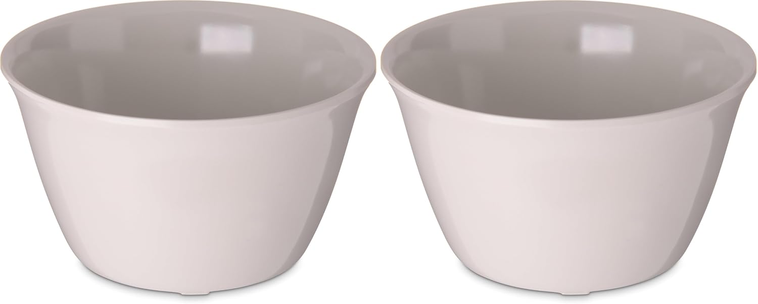Carlisle FoodService Products Dallas Ware Plastic Bouillon Cup, Cup Bowl For Restaurants, Hospitals, 8 Ounces, Bone image 5
