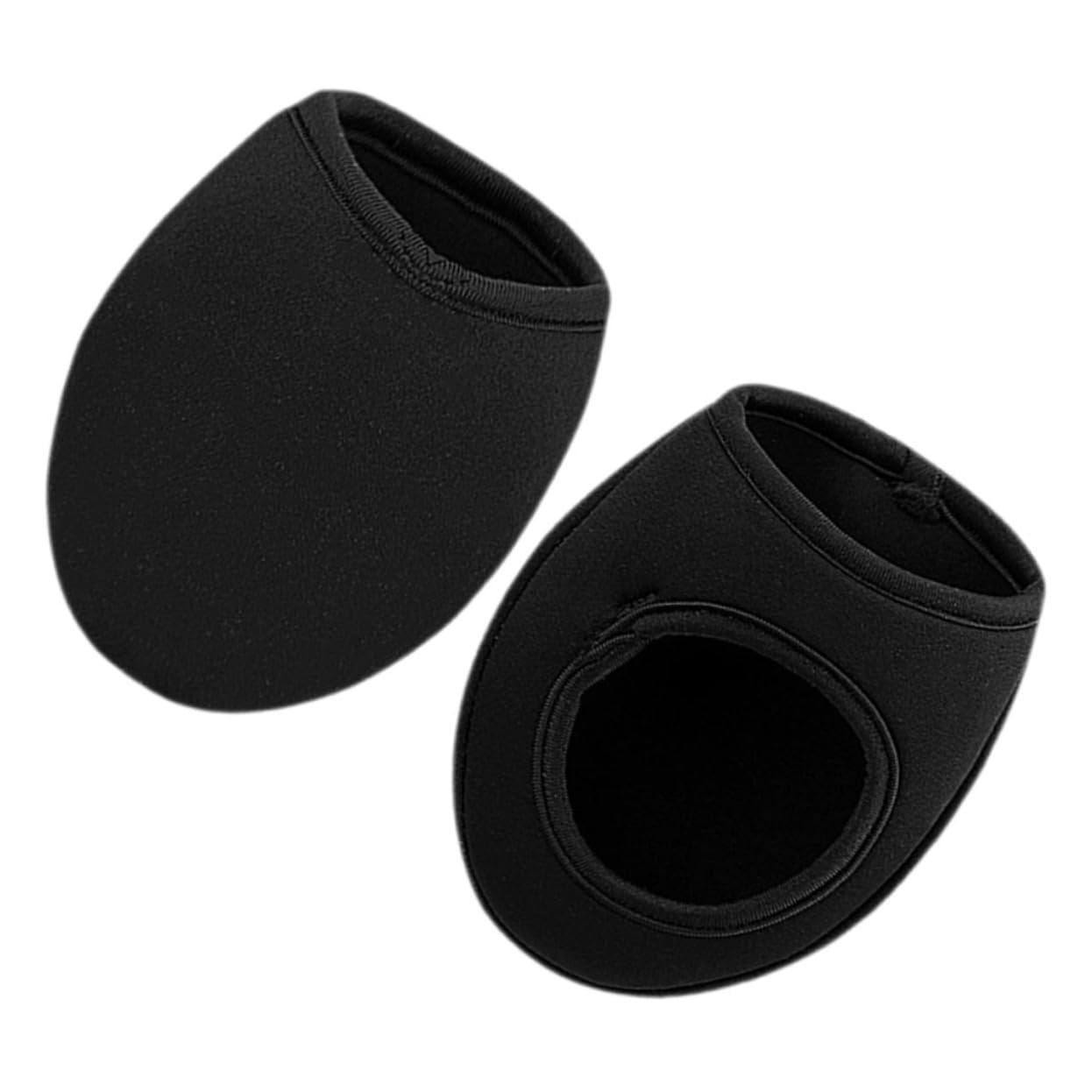 1pair Portable Windproof Overshoes Half Cycling Shoe Covers for Outdoor Riding Thermal Protection for Cold Weather Lightweight and Design Black