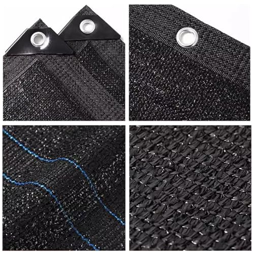 Shading Mesh with Grommets 8x9m, Patio Shade Netting, Breathable Sun Protection, Mesh Shade Cloth for Plants, for Garden Flower Car Plant Cover Patio Canopy Pergola Greenhouse - Image 4