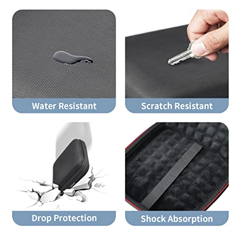 Hesplus Usb Cd Dvd Writer Blu-Ray & External Hard Drive Storage Case Travel Bag For Apple Usb Superdrive, Samsung Se-208Gb Se-218Cb Lg Gp65Nb60 Gp60Nb50 Dell Asus External Dvd Drives #TOP4