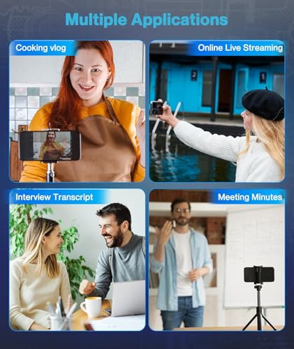 Image of K9 Dual Wireless Lavalier Microphone 2-in-1 for iPhone & Android Type-C | Noise Cancelling Clip-On Mini Mic | Plug & Play Wireless Collar Mic for YouTube, Vlogging, Zoom