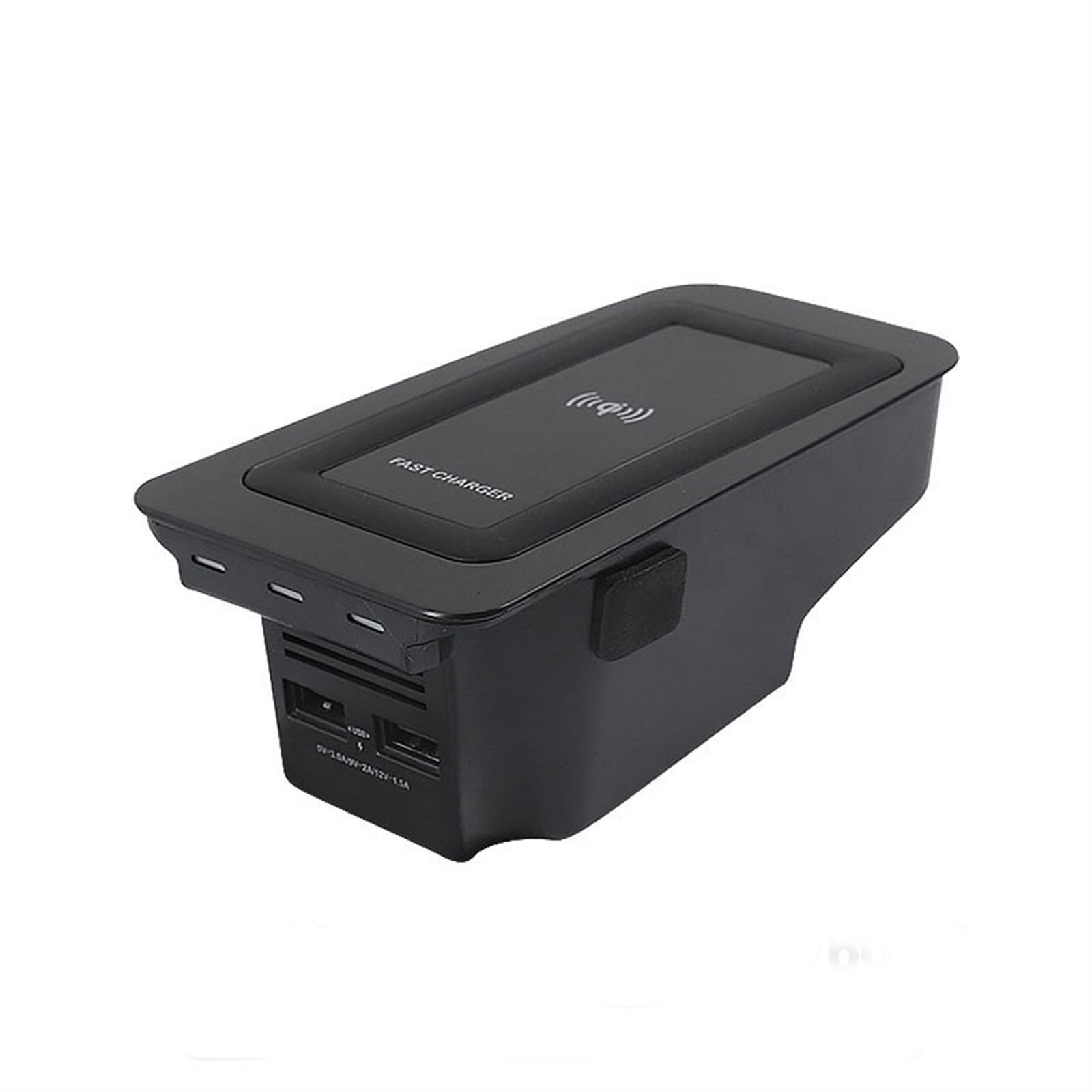 Cargador inalámbrico coche Volvo S90 soluciona cables sueltos QI 8