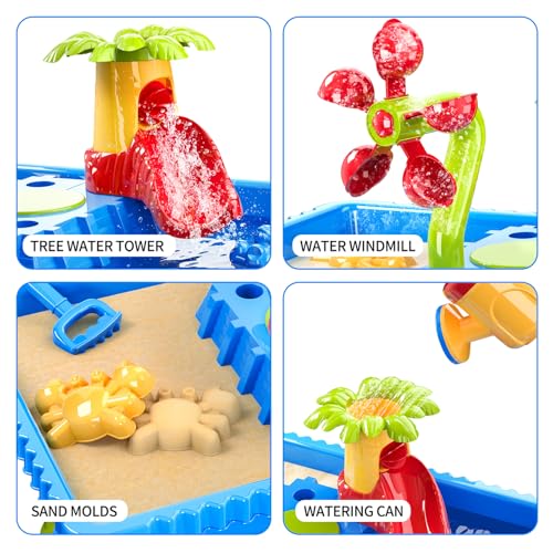 Wasserspieltisch für Kinder Sand- und Wassertisch mit Zubehör