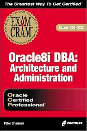 Oracle 8i Dba Architecture And Administration