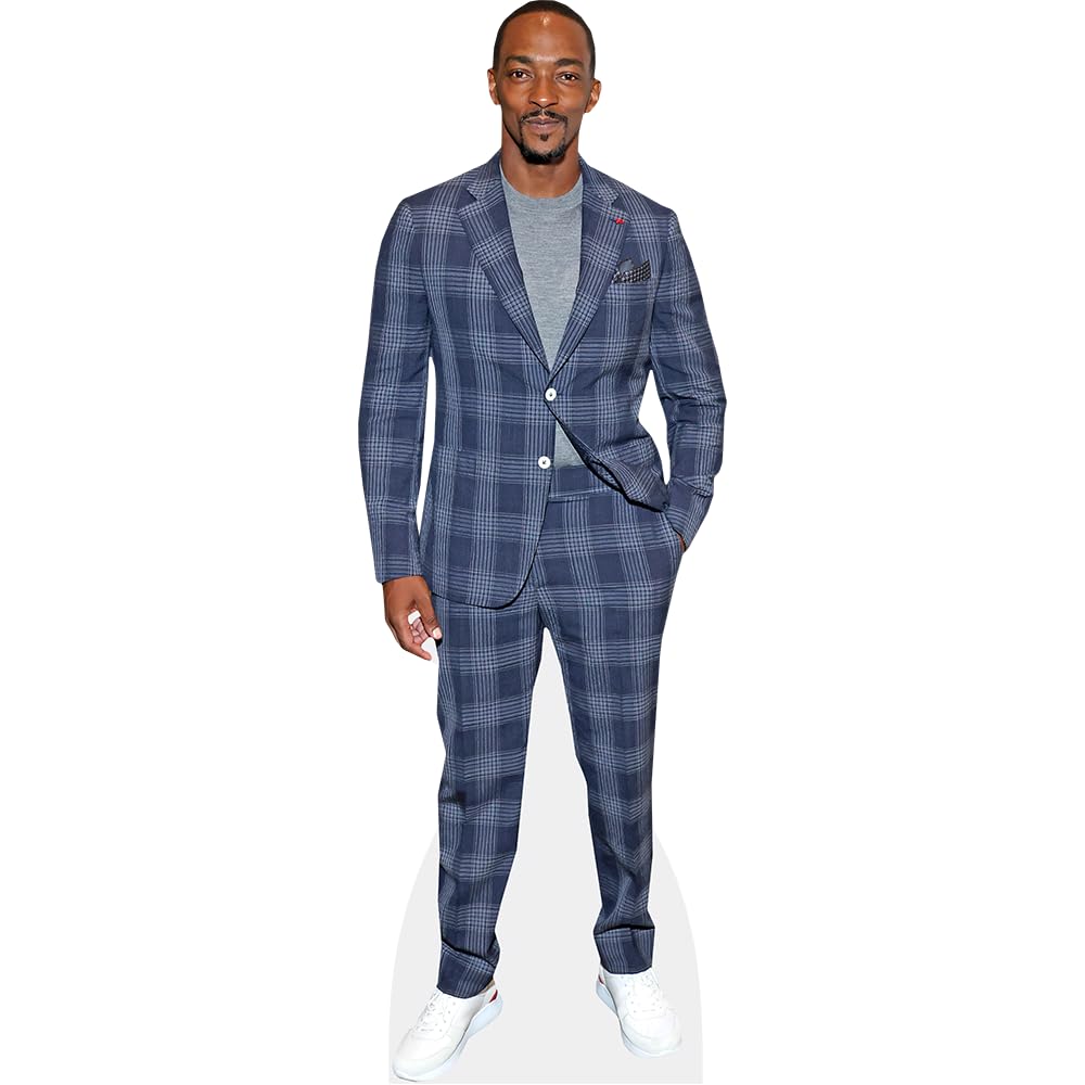 Anthony Mackie (Checkered Suit) Mini Size Cutout