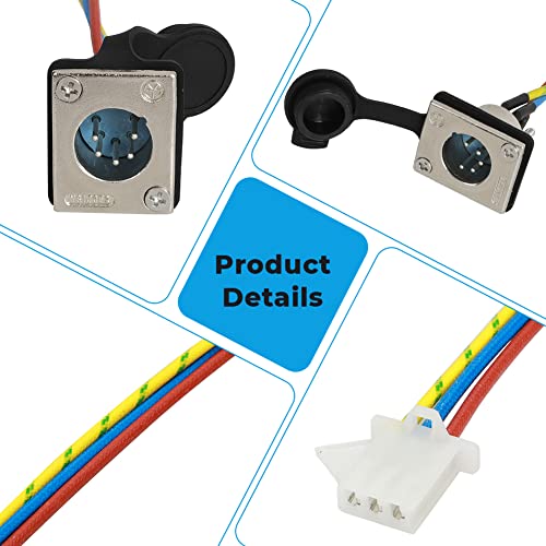 Foruly Socket Connector Assembly With Rubber Cover Dust Cover Winch Replacement Parts For Gen2 97495 97412 Xrc 9500 12000 Winches #TOP6