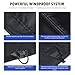 Heavy Duty 420D Jet Ski Cover Lengths 124'' to 136'', Marine Grade Waterproof Cover Adjustable Windproof Tightening Strap & Anti-UV for Yamaha/Kawaski/Sea-doo