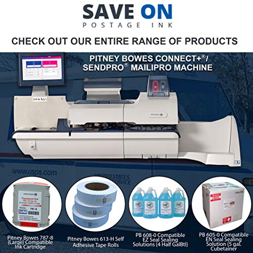 Save On Postage Ink E-Z Seal Sealing Solution - Sealing Solution For Dm Series Mailing System - Pb E-Z Seal- Postage Meter Sealing Solution (5 Gallon) #TOP3