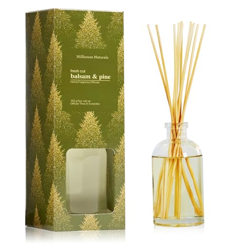 Hillhouse Naturals Reed Diffuser Set - Fresh Cut Balsam &