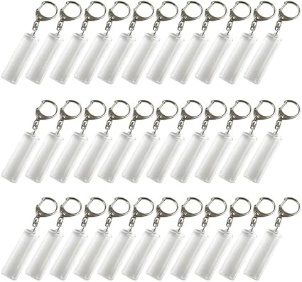 Amazon Co Jp Kh スティック型 100個セット ハメパチ キーホルダー 透明 クリア 写真入れ 名入れ ワンタッチキーホルダー 作成キット 夏休み 工作 キット お名前キーホルダー ハンドメイド 入園 入学 記念品 手作り プチギフト プレゼント 景品 粗品 オリジナル