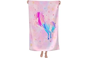Unicorn Beach Towel for Girls: Magical Summer Essential