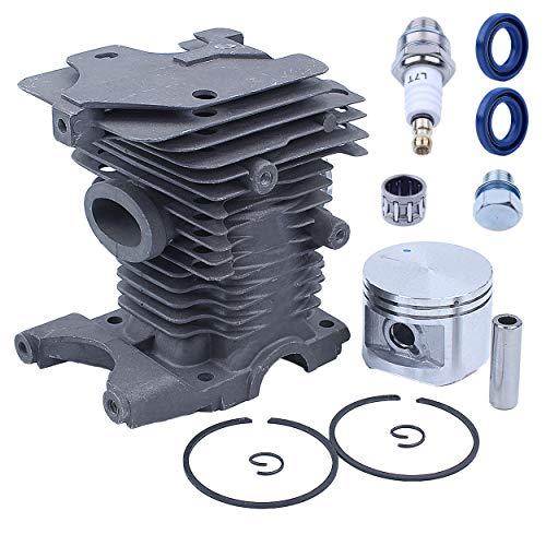 Mtanlo 46mm Cylinder Piston Top End Kit Big Bore for Stihl MS280 MS280C MS270 MS270C MS 270 280 Chainsaw 1133 020 1203 1133 020 1202