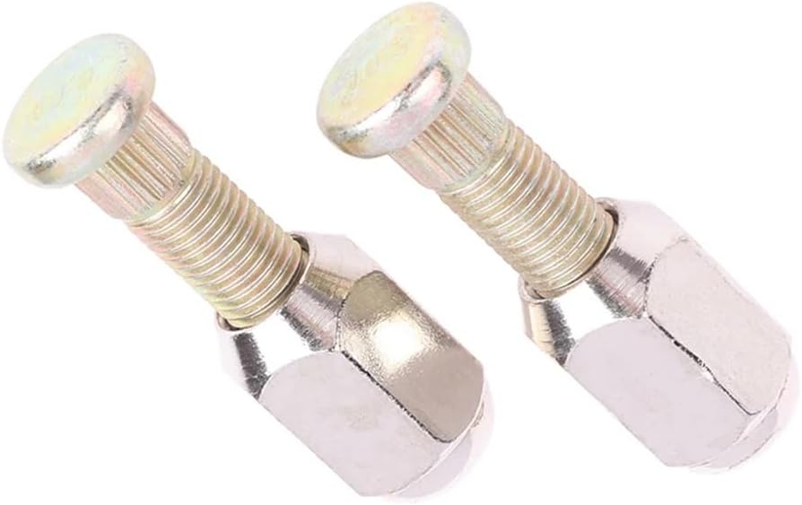 2 Set M10x1.25 Hex Nuts Spline Screw Kit Fit for ATV Go Kart UTV Buggy Quad Dirt Bike