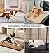 Made4Pets Dog Crate Pad Bed for Medium Large Dogs, Washable & Reversible, Anti-Slip Kennel Mat for Cozy Sleeping, Soft Fluffy Dog Bed for Indoor & Outdoor Use, 35