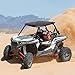 KEMIMOTO XP 1000 Roof Top, 2-Seater Aluminum Sun Visor Cover Accessories Compatible with Polaris RZR XP 1000/900/Turbo 2014-2023