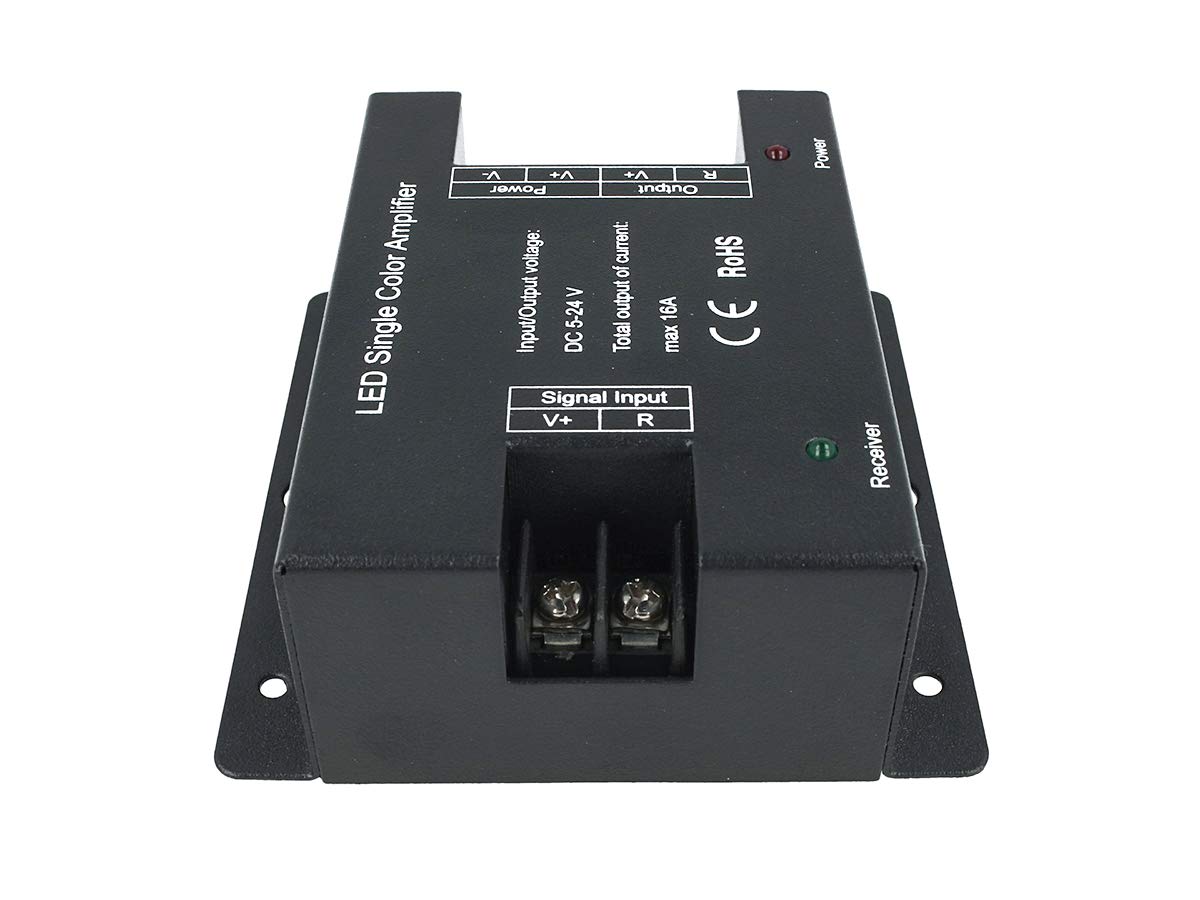 LEDLUX CL7006 Amplificatore PWM High Speed Power Amplifier Per Striscia Bobina Led 5V 12V 24V 16A Mono Colore 1 Canale AP101