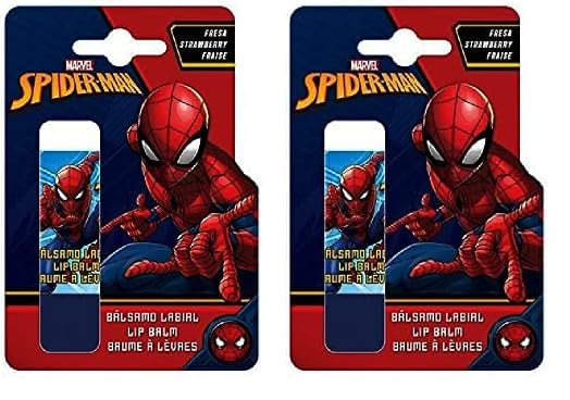 Spiderman Blister Bálsamo Labial 4 g (Paquete de 2)