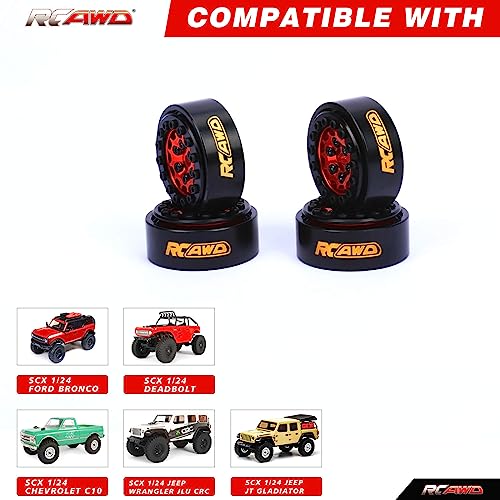 Roues lestées en laiton RCAWD robustes pour surélever votre chenillard Trx4m - 7