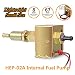 Inline Bomba de Combustible de 12 Voltios Universal Metal Bomba de Combustible...