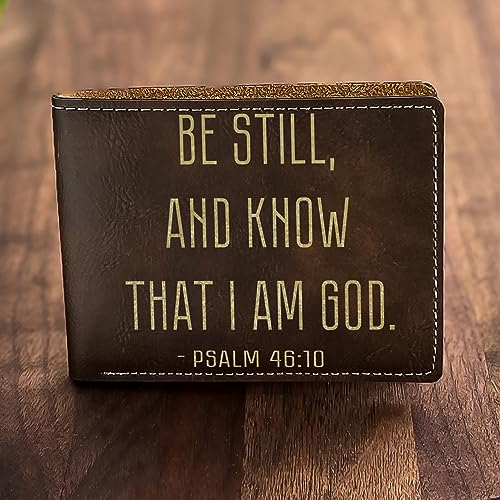 Psalm 46:10 Be Still Theme Wallet | Thoughtful Gift for Dad, Sister, Best Friend | Birthday, Easter, Baptism Present2
