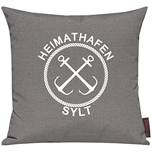Shirtinstyle Kissenhülle Für Auserwählte! Sofakissen Motiv Typo Kuschelidee Heimathafen Sylt, Kissen, Sofa, Deko…