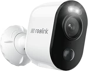 REOLINK 4K Solar Security Camera, Wireless Outdoor Camera, 6W Adjustable Solar Panel, 2.4/5GHz WiFi, 8MP Color Night Vision, AI Detection, Local Storage, No Extra Fee for Home Security, Argus 3 Ultra