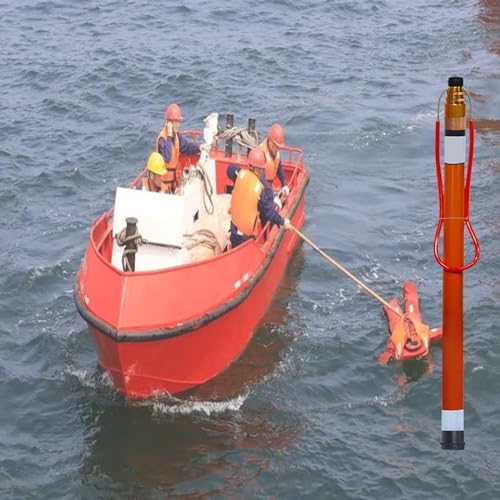 Poste de seguridad para piscinas extensible con gancho de rescate rápido
