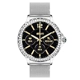 EXCLUSIVE FOR WOMEN: This smartwatch is specially designed for women, super waterproof, good quality, fashionable and elegant design, complements any outfit. Enhanced compatibility: The smartwatch utilizes advanced Bluetooth 5.0 technology for excell...