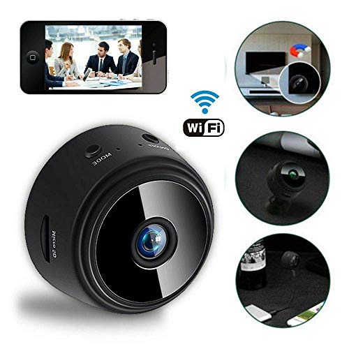 Image of Small Spy Camera WiFi Hidden Camera Wireless HD 1080P Indoor Home Small Spy Cam Security Cameras /Nanny Cam Built-in Battery with Motion Detection for iPhone, Android Phone, iPad, PC