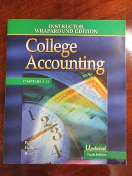 Paperback College Accounting, 10th Edition, Chapters 1-13: Instructor Wraparound Edition Book