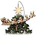 Thomas Kinkade Holidays in Motion Rotating Illuminated Tree Topper: Animated Christmas Decor by The Bradford Editions