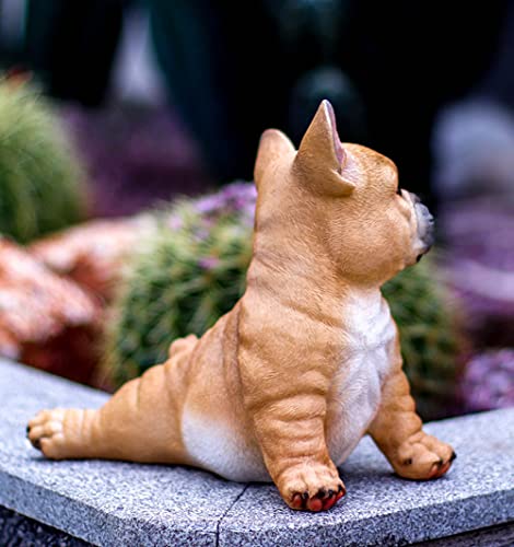 Statue bouledogue en résine, le cadeau idéal pour décoration de jardin - 4