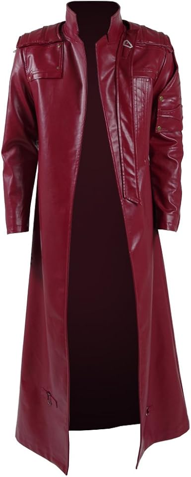 red trench jacket