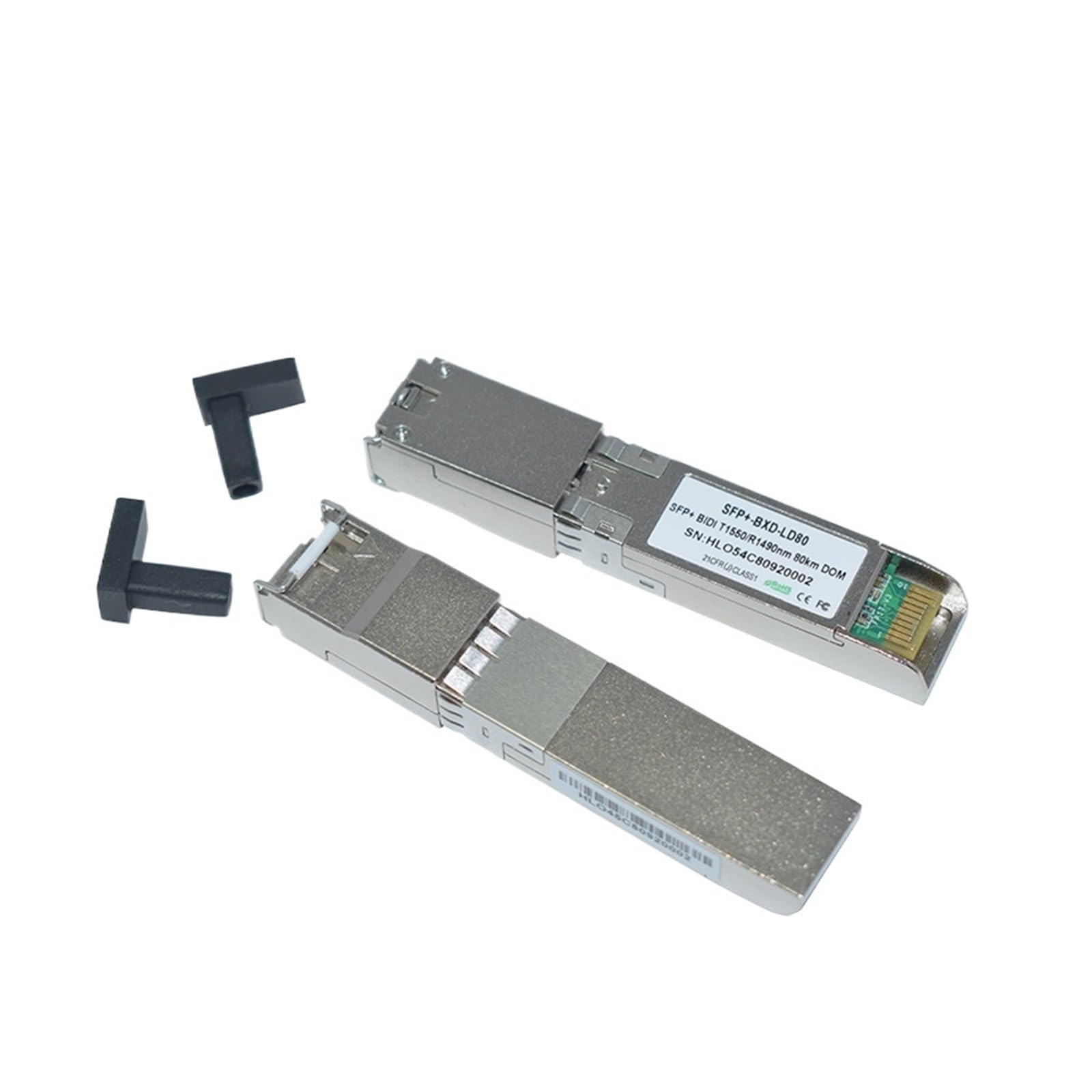WDM 10G 1490/1550nm 10BASE Transceiver światłowodowy SFP+ 80KM(2 pairs)