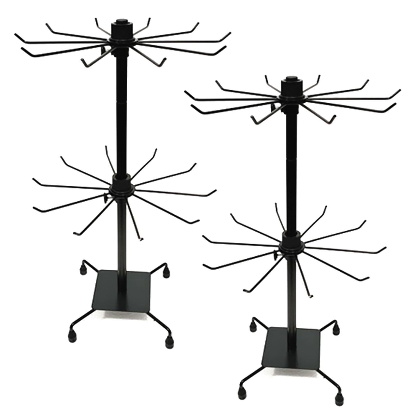 Porte-bijoux rotatif double niveau 50,8 cm pour sublimer votre coiffeuse