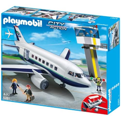 PLAYMOBIL City Action 5261 Cargo- und Passagierflugzeug, Ab 4 Jahren