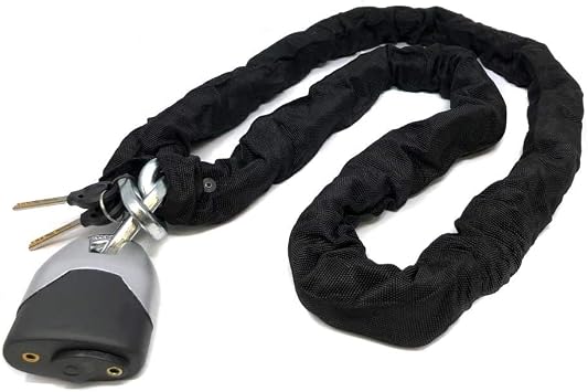 MYK Heavy Duty Premium Chain Lock 5 3 in X 3/8 in Ideal for Bicycles, Motorcycles, ATV, UTV, Spare Tires, Trailers