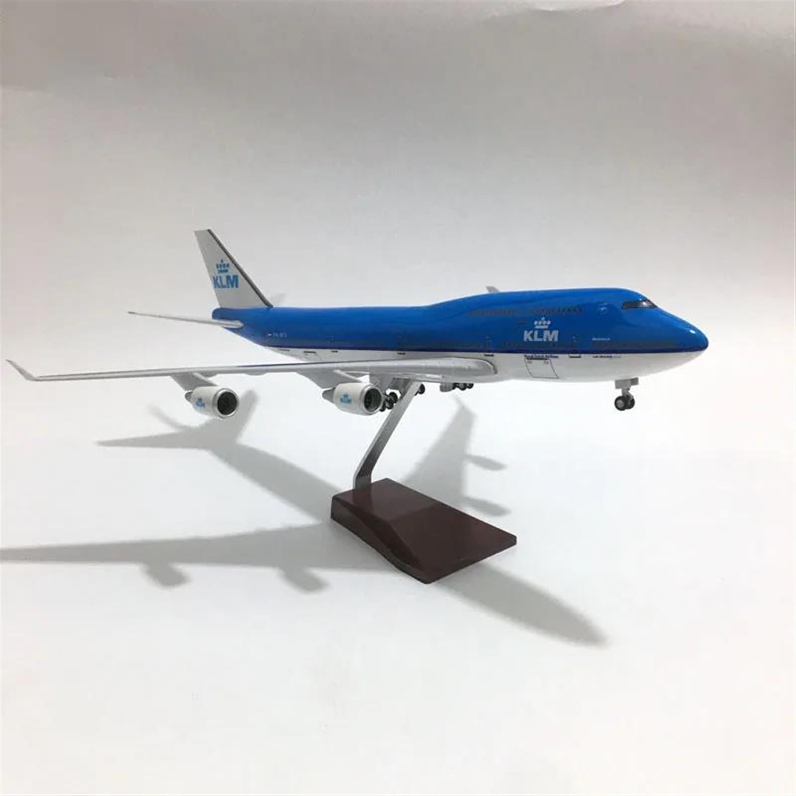 Escala 1 160 para Modelo De Avión KLM Boeing B747, Modelo De Avión De Resina Fundido A Presión KLM Royal Dutch con Luces(No Light)