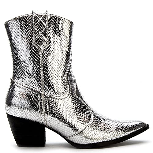 Matisse Bambi Silver Snake Synthetic 7.5 M #TOP2