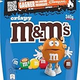 M&M'S CRISPY - Bonbons Chocolat au Lait & Riz Soufflé - 340g Sachet de Chocolats