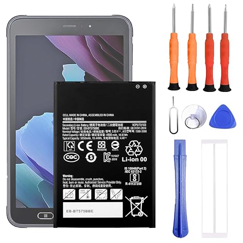 Batería Galaxy Tab Active3 SM-T575 repuesto EB-BT575BBE con herramientas