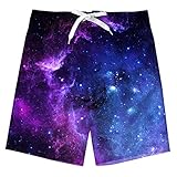 IDGREATIM Jungen Hawaii Style Badehose Aktive Outdoor Sportliche Shorts Taille Beachshorts einstellen