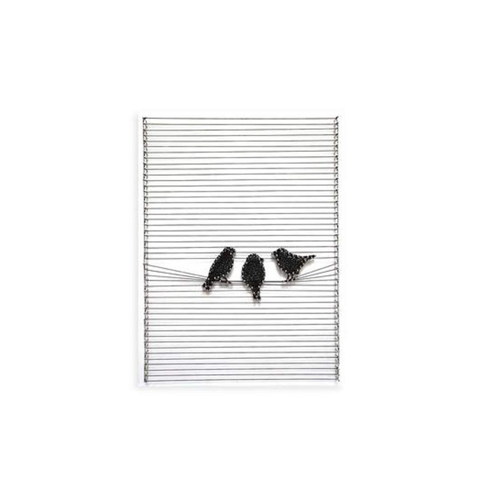 Peinture de chaîne de fils de chat REYG DIY tableau décoratif fait main oiseau