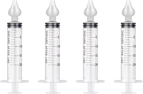Irrigador nasal infantil, 2 cajas de jeringas portátiles, irrigador nasal, limpiador de lavado de nariz, dispositivo de sistema de enjuague de senos