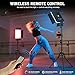 NiceVeedi 2-Pack RGB Photography Lighting with 20 Effects, 40W/360° Full Color/2700-6500K Studio Lights with Remote & Display, Video Light for Video Recording/Photography/Streaming/YouTube/TikTok