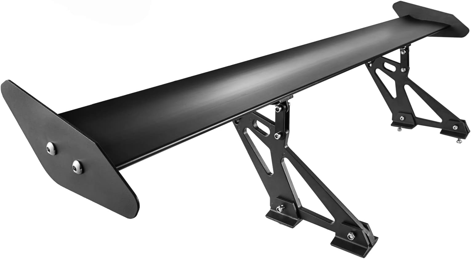 Single Rear GT Wing 43.3inch GT Wing Spoiler Adjustable Angel Single-Deck Aluminum Spoiler Universal Aluminum Car Rear Wing