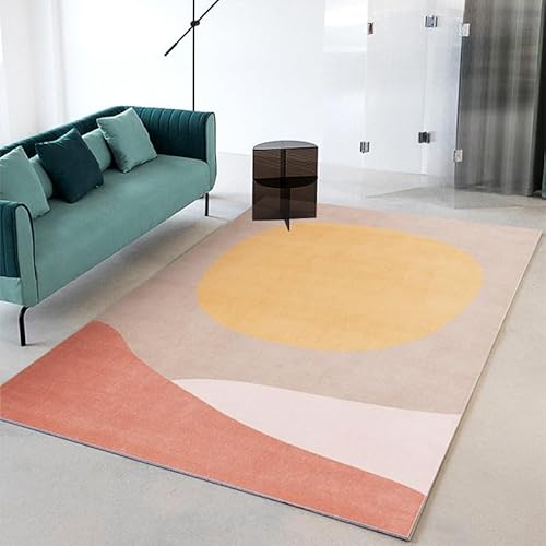 「Tuokus」カーペット おしゃれ リントフリー ラグ じゅうたん かわいい 洗える ラグマット 3畳4畳5畳6畳 防ダニ センターカーペット 抗菌 消臭 滑り止め付き オールシーズン対応 厚さ8mm YHDT39 160*230cm