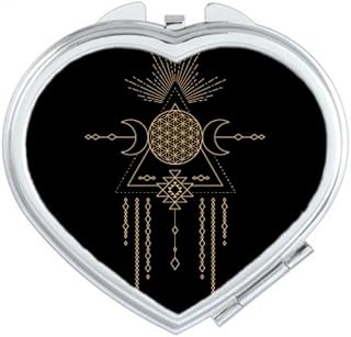 Pattern Geometry Circle Totem Heart Mirror Tr...